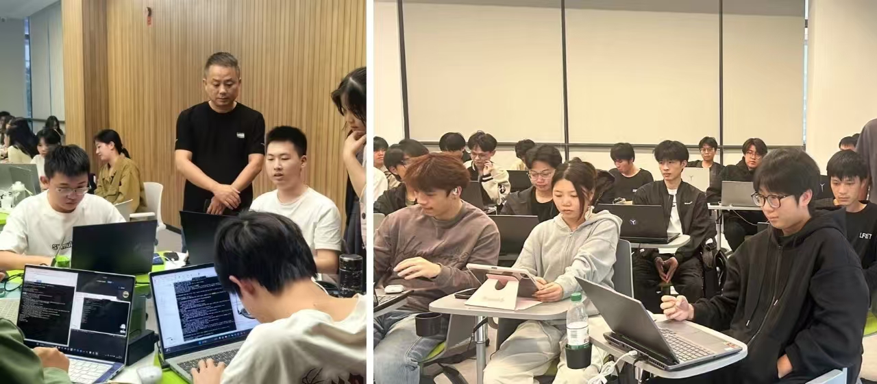 金秋探访，见证成长轨迹——信息工程系走访长乐基地看望实训学生