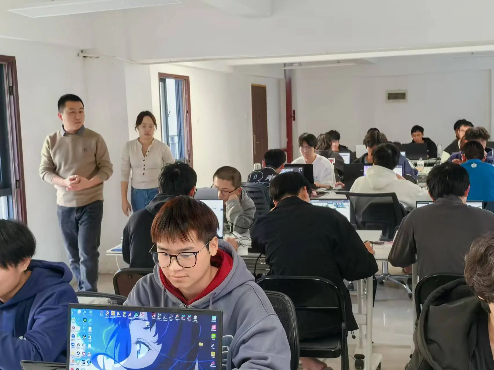 实训促成长，关怀暖人心丨信息工程系走访漳州基地看望实训学生